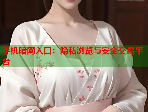 手机暗网入口：隐私浏览与安全交易平台