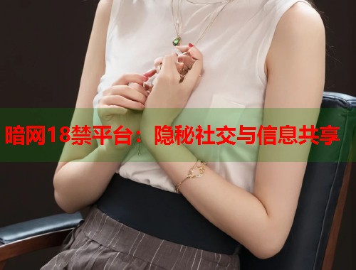 暗网18禁平台：隐秘社交与信息共享
