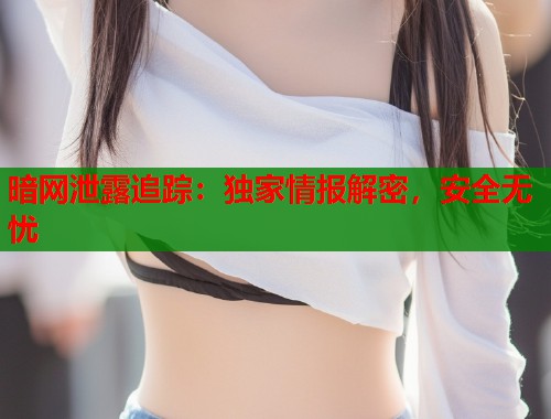 暗网泄露追踪：独家情报解密，安全无忧