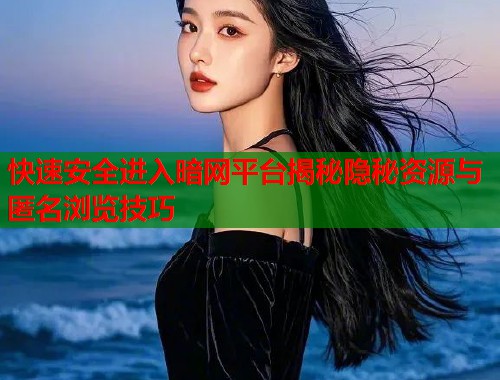 快速安全进入暗网平台揭秘隐秘资源与匿名浏览技巧