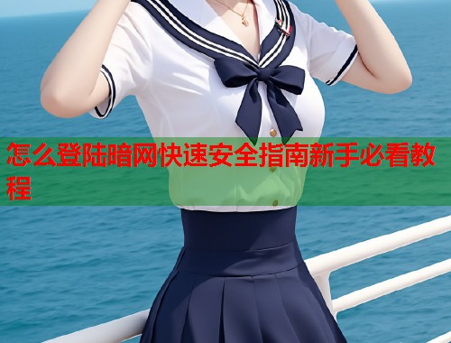 怎么登陆暗网快速安全指南新手必看教程