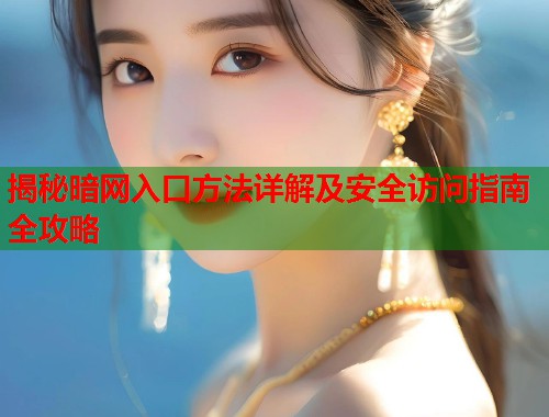 揭秘暗网入口方法详解及安全访问指南全攻略  第1张