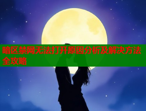 暗区禁网无法打开原因分析及解决方法全攻略  第2张