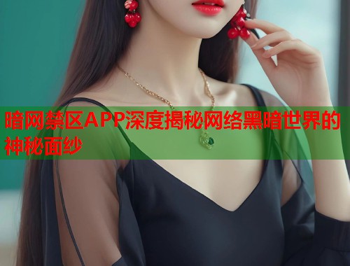 暗网禁区APP深度揭秘网络黑暗世界的神秘面纱  第1张