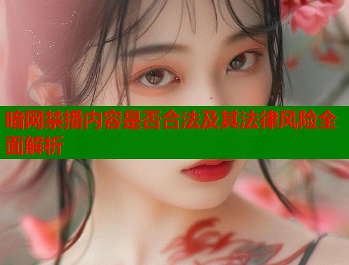 暗网禁播内容是否合法及其法律风险全面解析  第1张