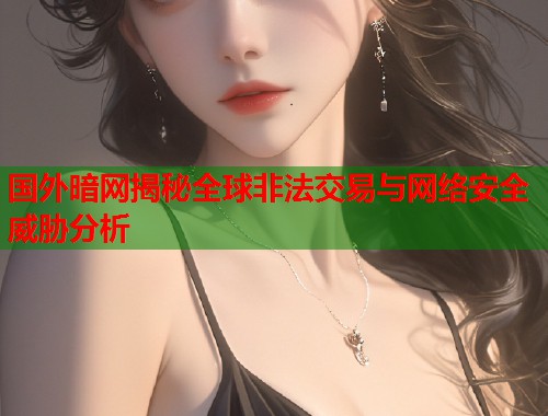 国外暗网揭秘全球非法交易与网络安全威胁分析