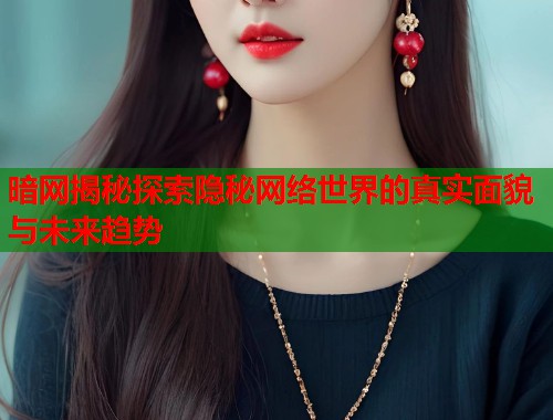 暗网揭秘探索隐秘网络世界的真实面貌与未来趋势
