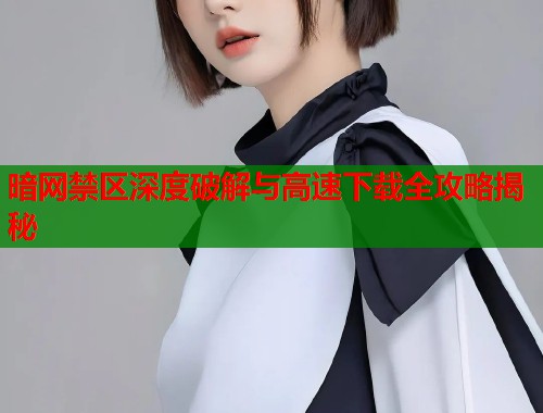 暗网禁区深度破解与高速下载全攻略揭秘