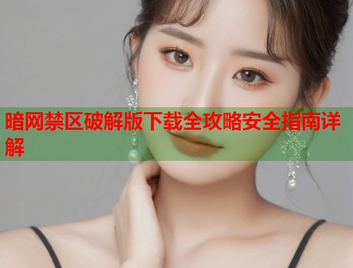 暗网禁区破解版下载全攻略安全指南详解