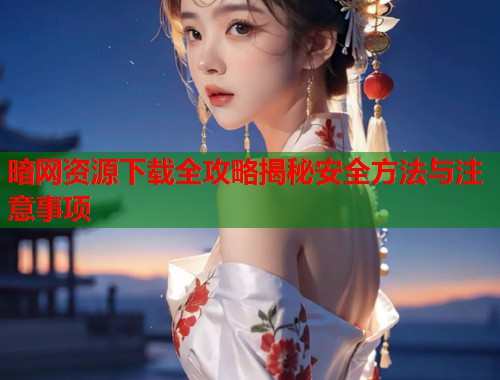 暗网资源下载全攻略揭秘安全方法与注意事项