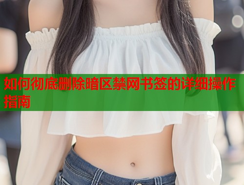 如何彻底删除暗区禁网书签的详细操作指南  第2张