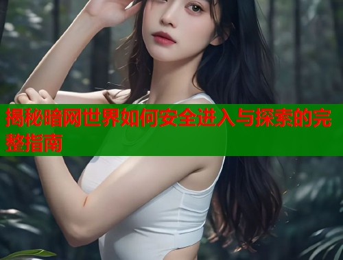 揭秘暗网世界如何安全进入与探索的完整指南  第2张