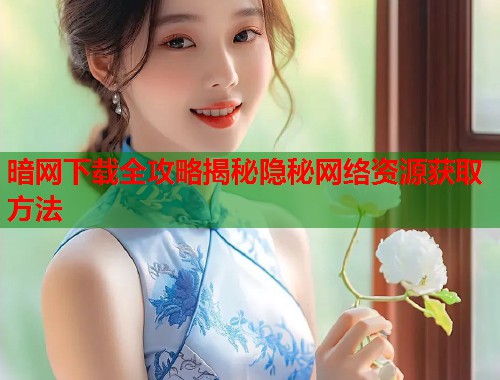 暗网下载全攻略揭秘隐秘网络资源获取方法