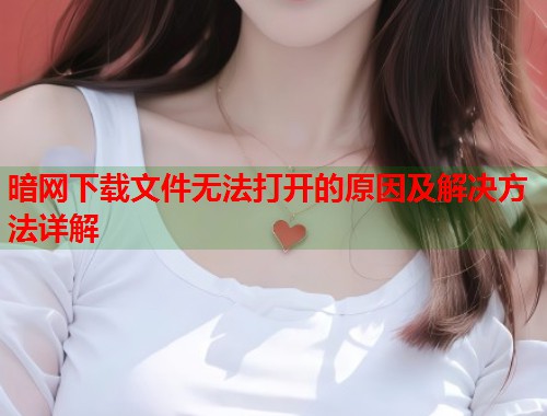 暗网下载文件无法打开的原因及解决方法详解  第2张