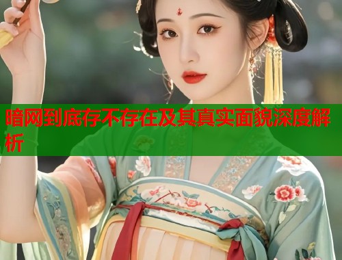 暗网到底存不存在及其真实面貌深度解析  第1张