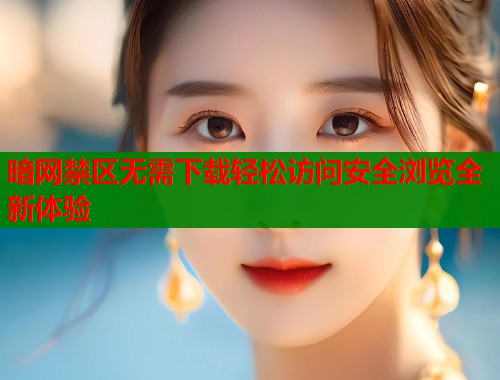 暗网禁区无需下载轻松访问安全浏览全新体验