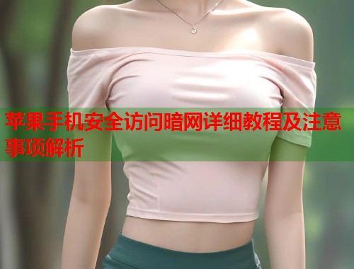 苹果手机安全访问暗网详细教程及注意事项解析